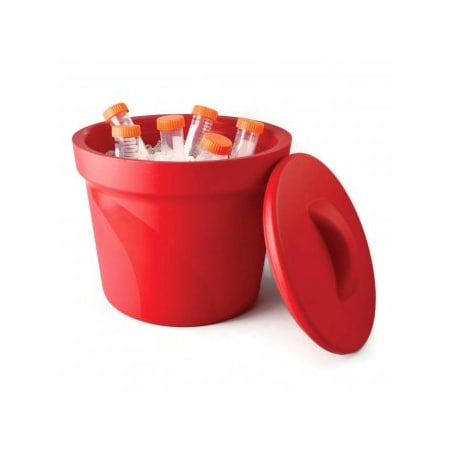Bel-Art Magic Touch 2 Ice Bucket, Red, 4L 480001